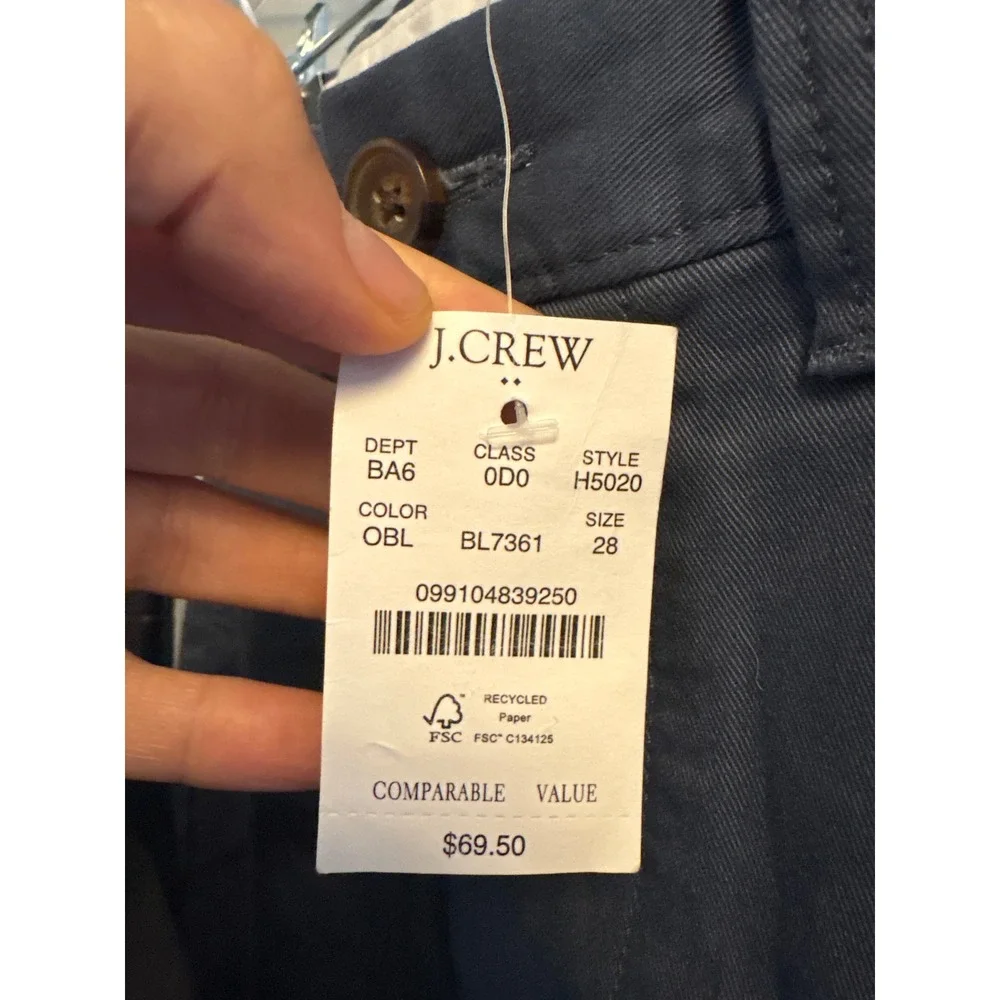J. CREW Men's Ocean Blue 9